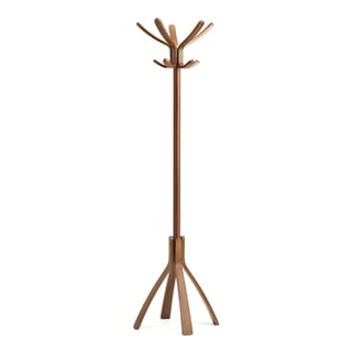 Coat stand NOBLE, H 1800 mm, brown