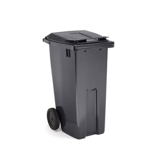 Avfallskärl NORDIC, 190 liter, grå