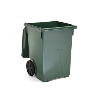 Avfallskärl NORDIC, 370 liter, mörkgrön