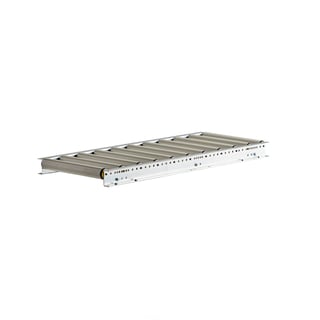 Rollenbahn LINE mit PVC-Rollen, 1200 x 400 mm