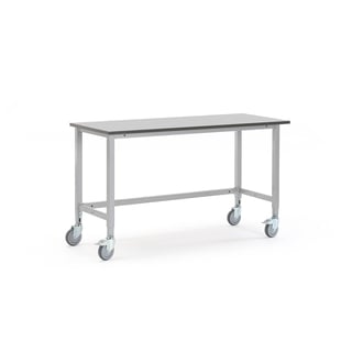 Mobile Werkbank MOTION, 1500 x 600 mm, grau