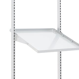 Tērauda plaukts, ieslīps, 600x645mm