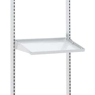 Nuožulni metalinė lentyna, darbastaliui MOTION, 645 x 300 mm