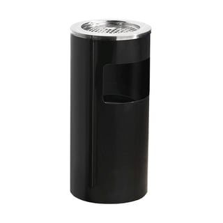 Kanta za smeće s pepeljarom, V650xø300 mm, 13L, crna