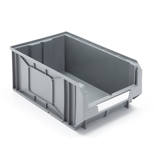 Plastbakke APART, L485 B300 H190 mm, grå