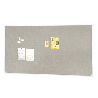 Mededelingenbord ELIZA, 2500 x 1200 mm, lichtgrijs, alu frame
