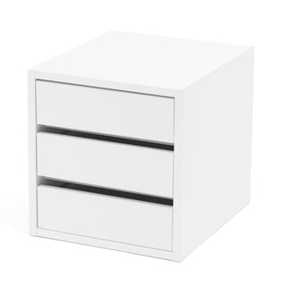Lådmodul FLEXUS/NOMAD,  3 lådor, vit