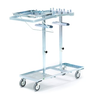 Abfallwagen mit Griffen, 900 mm
