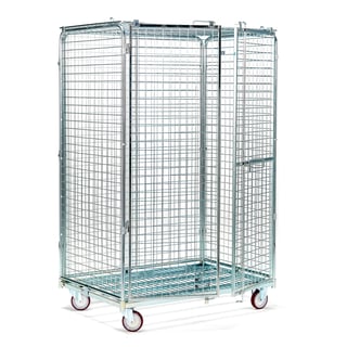 Security trolley HILL, 600 kg, 1200x800x1845 mm