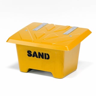 Grit bin, 400x690x540 mm, 65 L, yellow