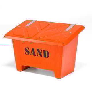 Hiekoituslaatikko, 250 litraa, oranssi