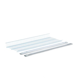 Trådhylde til galvaniseret reol TRANSFORM, 1200x400 mm