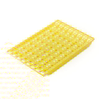 Plastic shelf for galvanised shelving TRANSFORM, 900x500 mm, yellow