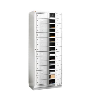 Personal storage locker PRIVATE, floor, 30 comps, 1910x760x450 mm