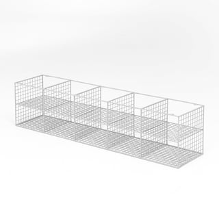 Shoe compartments, 10 comps, L 1500 mm