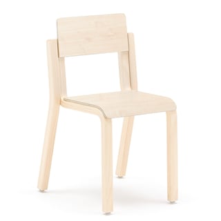 Stol DANTE, höjd: 380 mm, laminat, björk