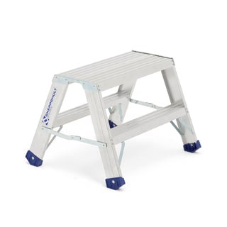 Double sided steps CREST, 2 treads, H 475 mm