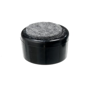 Plastfot med filt, ø22 mm