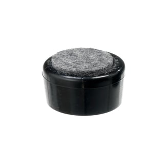 Plastfot med filt, ø25 mm
