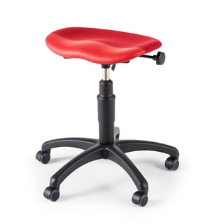 Saddle chair KEN, red