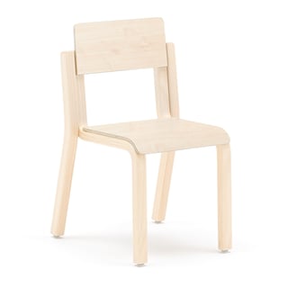 Stol DANTE, H310 mm, bjørk laminat