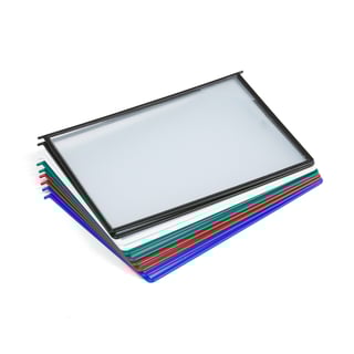 Listovacie rámiky A4, 10 Ks v balení, mix farieb