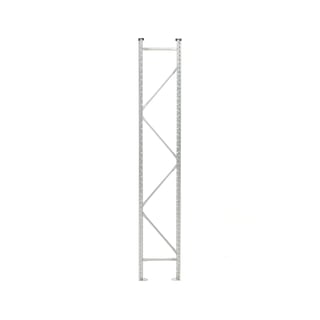 End frame for tyre rack TRANSFORM, 2500x400 mm, galvanised