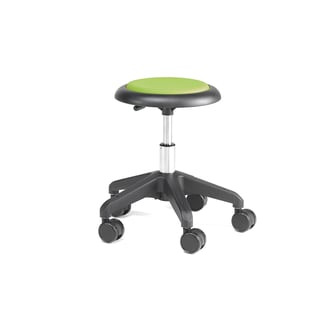 Työjakkara MICRO, korkeus: 380-510 mm, vihreä
