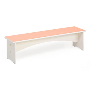 Lavica SIGGE, 1200x300x300 mm, oranžová