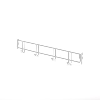 Coat hanging rail insert TRÅD, 600 mm, white