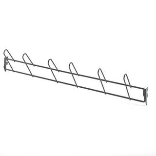 Shoe or glove hooks TRÅD, 900 mm, dark grey