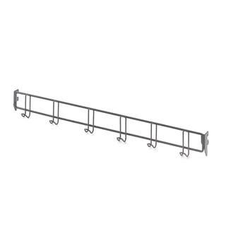 Snagalisti fyrir fatahengi, 900 mm, Dökkgrátt