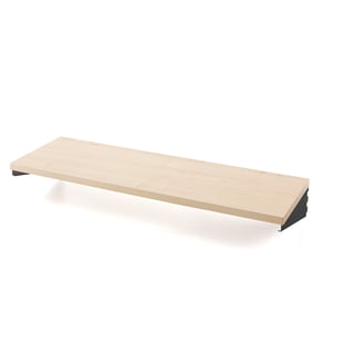 Bench seat TRÅD, 900 mm, dark grey, birch