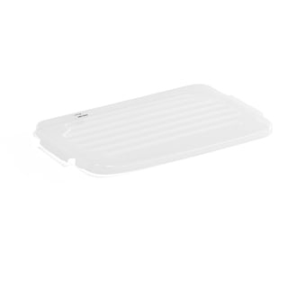 Låg til plastkasse BLAKE, 600x400 mm, transparent