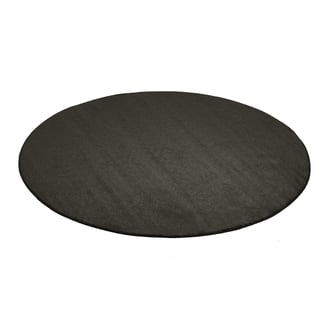 Round play mat KALLE, Ø2500 mm, dark grey