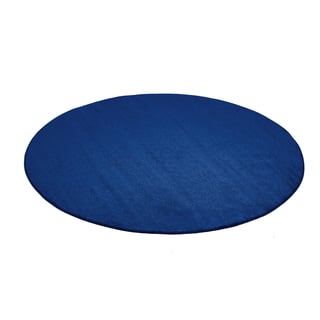 Round play mat KALLE, Ø3000 mm, blue