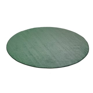 Round play mat KALLE, Ø4000 mm, green