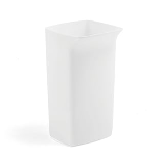 Refuse container ALFRED, 590x320x360 mm, 40 L, white
