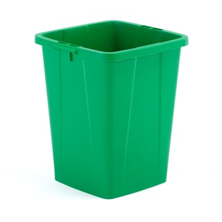 Avfallsbeholder OLIVER, 90 l, grønn