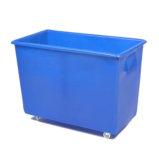 Bottle skip, 620x820x455 mm, 165 L, blue