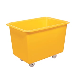 Mobile container truck, 735x1010x685 mm, 320 L, yellow