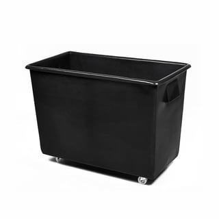 Bottle skips, 620x820x455 mm, 165 L, black