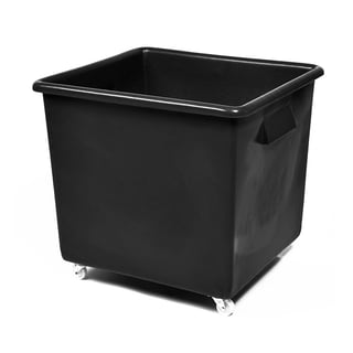 Bottle skips, 620x670x615 mm, 185 L, black