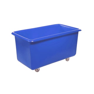 Mobile container truck, 755x1345x730 mm, 455 L, blue