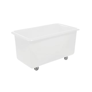 Mobile container truck, 755x1345x730 mm, 455 L, white
