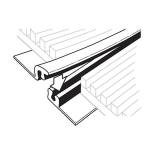 Snap track connector strip, L 2500 mm
