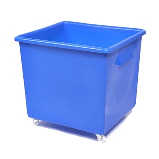 Bottle skip, 620x670x615 mm, 185 L, blue