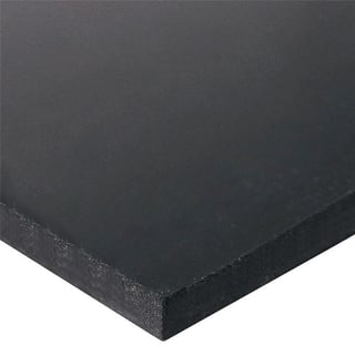 Commercial black rubber sheeting, full roll, 1400x10000x4.5 mm