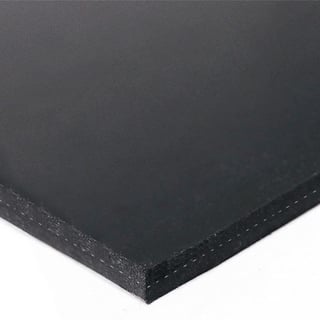 Insertion rubber sheeting, full roll, 1400x10000x3 mm, black