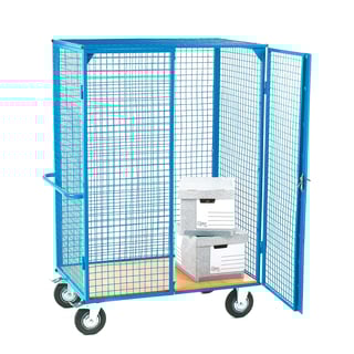 Heavy duty distribution trolley, 500 kg load, 1790x1270x750 mm